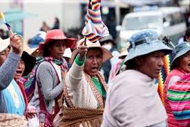 Bolivia is a beautiful, geographically rich, and multiethnic country in the heart of south america, visited for its stunning mountain landscapes and vibrant indigenous culture. Indigenous Bolivians March On Capital City Wsj