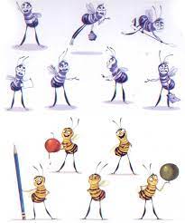 Beemovie Tonysiruno 02 Jpg 1200 1437 Cartoon Character Design Bee Art Animated Bee
