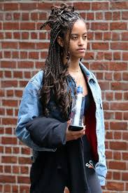 Malia Obama Was Spotted In New York City Wearing New Braids In 2020 Malia Obama Hair Styles Braids