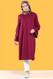 Uc Kat Volanli Tunik Koyu Murdum 49 9 Tl Moda Stilleri Tunik Urunler