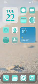 Beach Themed Ios 14 Icons 40 App Bundle Ios Teal Template Etsy In 2021 App Icon New Ios Beach Themes