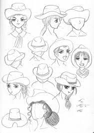 Pin By Josee Tetreault On How To Draw Drawing Hats Cowboy Hat Drawing Cowboy Draw