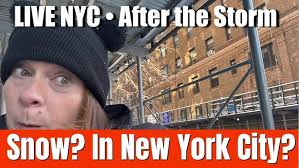 NYC LIVE : Snow has hit NYC! #nyc #newyork #live