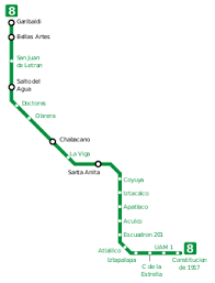 La línea 12 del metro de la ciudad de méxico, comúnmente conocida como la dorada, fue inaugurada en 2012 por marcelo ebrard, hoy canciller, y su obra demandó. Linea 8 Del Metro Garibaldi Constitucion De 1917 Del Metro Cdmx