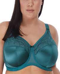 Elomi Cate Full Figure Underwire Lace Cup Bra El4030 Online Only - Teal Bra Bra Women Underwire Bra