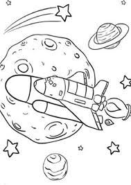 Astronaut and rocket in space coloring pages. Free Easy To Print Space Coloring Pages Tulamama
