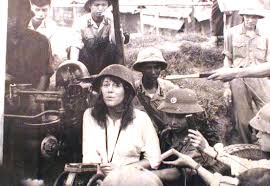 Image result for jane fonda in VN photo
