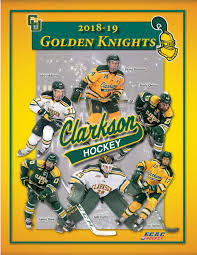 2018 29 Clarkson University Men S Hockey Guide By Gary Mikel Issuu