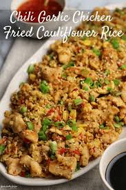 Maybe you would like to learn more about one of these? Spicy Chicken Fried Cauliflower Rice A Low Carb One Pan Recipe