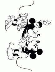 The cute and adorable disney couple the disney coloring pages called minnie mouse to coloring. Mickey Mouse And Minnie Mouse In Love Within A Heart Free Disney Printable Valentine S Day Coloring Page Coloring Home