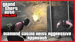 Gta Online Diamond Casino Heist Aggressive Approach Sewer Tunnel Access Points Ogygia Vlogs Youtube