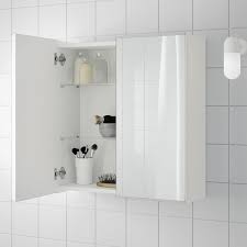 Lillangen Mirror Cabinet With 2 Doors White 60x21x64 Cm Ikea
