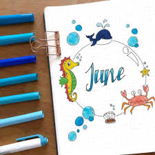 Follow my art and creativity boards there for hundreds of great ideas collected from around the web! 51 Amazing Ocean Bullet Journal Layouts To Delight You My Inner Creative