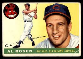 1955 Topps Baseball #70 Al Rosen PR *g1