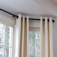 The relaxed roman is popular for its smiley face shape at the bottom. Small Bay Window Curtain Rod Off 61 Medpharmres Com
