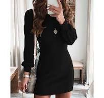 Fabricante OEM Vestido de Inverno Tricotado Mini Oversized ...