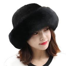 Faux mink hat online