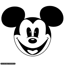 Thedarlingbakers Micky Maus Kopf Schwarz Weiss