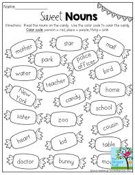 Sweet Nouns Identify If The Nouns Are A Person Place Or Thing And Color By Code Tons Of Worksheets Teaching Language Arts School Activities Teaching Grammar