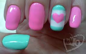 You can never go wrong with a classic manicure for valentine's day. Easy Do It Yourself Easy Valentine Nail Designs
