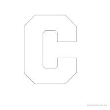 Block letter templates to print. Free Printable Block Letter Stencils Alphabet Stencils C Printable Stencils Alphabet C Alphabet Ste Alphabet Stencils Letter Stencils Large Letter Stencils