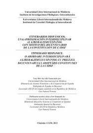 Por obito uchiha, 14 enero en off topic de las cucardas. Itinerarios Hispanicos Una Aproximacion Interdisciplinar Icfi Ulim