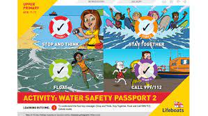 4 sessions and some accompanying resources for children to create their own beach safety posters. Rnli Water Safety Education Resource Rnli Water Safety Passport 2 Activity