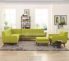Set Kursi Tamu Sofa Sudut Meja Sandaran Kaki Living Room Sets Sectional Sofa Sofa Design