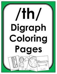 Free printable coloring book pages for kids. Th Digraph Coloring Pages By Myacestraw Teachers Pay Teachers