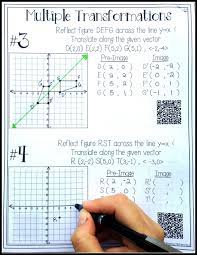 Geometry Transformation Composition Worksheet Answers In 2020 Hs Geometry Geometry Worksheets Translations Math