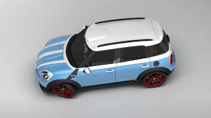 Mini Cooper Countryman Custom Concept 3d Model Max Obj 3ds Fbx Mini Cooper Mini Cooper Countryman 3d Model