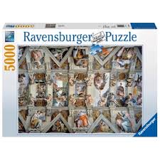 20 to 100 piece puzzles. Ravensburger Sistine Chapel Puzzle 5000 Pc Crayons