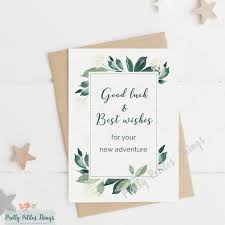 They come in various designs to fit any aesthetic, from minimalist to modern. Handcrafted Farewell Card Good Luck And Best Wishes For Your New Adventure Hobbies Toys Stationery Craft Occasions Party Supplies On Carousell