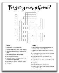 Unless otherwise stated, all answers are spelled in us english. Amazon Com Funny Bathroom Wall Decor 11 X14 Unframed Print Black And White Crossword Puzzle Wall Art Forgot Your Phone Bathroom Sign Handmade