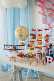 Vintage Airplane Baby Shower Party Ideas Photo 7 Of 16 Vintage Airplane Baby Shower Airplane Baby Shower Airplane Baby Shower Theme