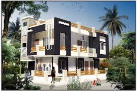 D K 3d Home Design Double Story Corner House Corner House House Architecture Styles Small House Elevation Design