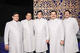 Princely retreat elegant and princely, this large house is first home for shridhar family, located just outside ahmedabad. Gautam Adani Family