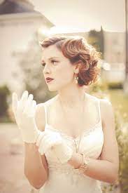 Updo (1) wavy (94) wedding hairstyles (49) keep in touch. 1920s Travel Inspired Shoot Ruffled Bridesmaid Hair Makeup Short Bridal Hair Bridesmaid Hair