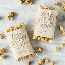 Personalized Love Laughter Caramel Popcorn Wedding Favors Fall Popcorn Wedding Favors My Wedding Favors