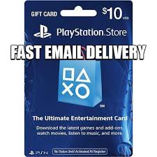 Playstation Network 10 Usd Gift Card For Psn United States Digital Delivery Ps4 Gaming Video Latest Games Listening To Music Card Downloads