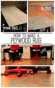 plywood rug home crafts office crafts diy projects