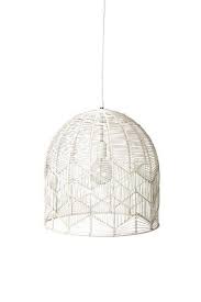 It has an oversized dome shade created with a natural woven rattan design and an elongated dome shape, this pendant will hang perfectly as an accent light or your main source of. Lace Rattan Pendant White Wash Milly And Eugene