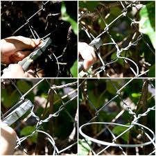 Galvanized iron chain link garden fence. Diy Hanging Fence Pots Making Mondays