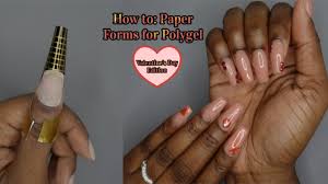 Maybe you would like to learn more about one of these? How To Use Paper Forms With Polygel Very Detailed Tutorial W Bloopers Youtube