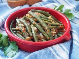Add green beans and stir to coat in the oil. Greek Green Beans Fasolakia Caroline S Cooking