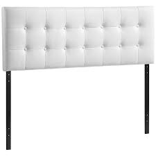 Shop for faux leather headboard at bed bath & beyond. Emily White Button Tufted Leather Headboard 1y401 Lamps Plus