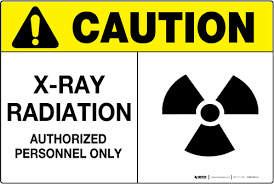 X Ray Radiation Wall Sign Wall Signs Radiation X Ray