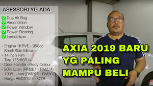 Check spelling or type a new query. Axia E 2019 Luaran Dalaman Infomative Youtube