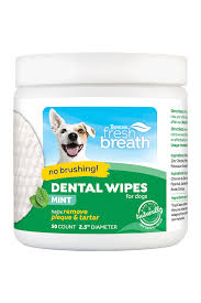 Free shipping on qualified orders. Fresh Breath Dental Wipes For Dogs Cats Removes Plaque Tartar