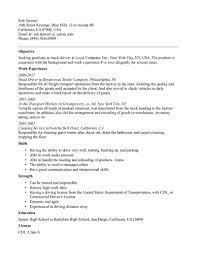 Truck Driving Resume Template Free Resume Templates Resume Examples Resume Templates Resume Template